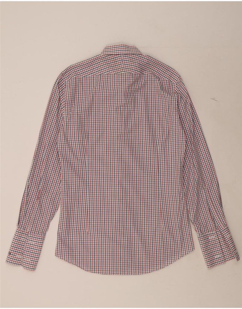 CHARLES TYRWHITT Mens Formal Shirt Size 15 1/2 39 Medium Red Check Cotton Vintage Charles Tyrwhitt and Second-Hand Charles Tyrwhitt from Messina Hembry 