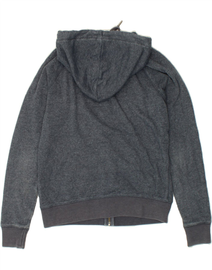 JACK WILLS Womens Zip Hoodie Sweater UK 10 Small  Grey Polyester Vintage Jack Wills and Second-Hand Jack Wills from Messina Hembry 