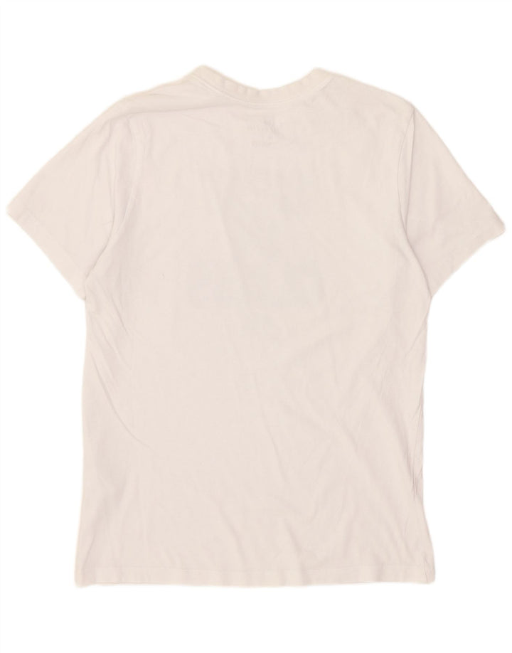 Nike Mens Graphic T-Shirt Top Medium White Cotton