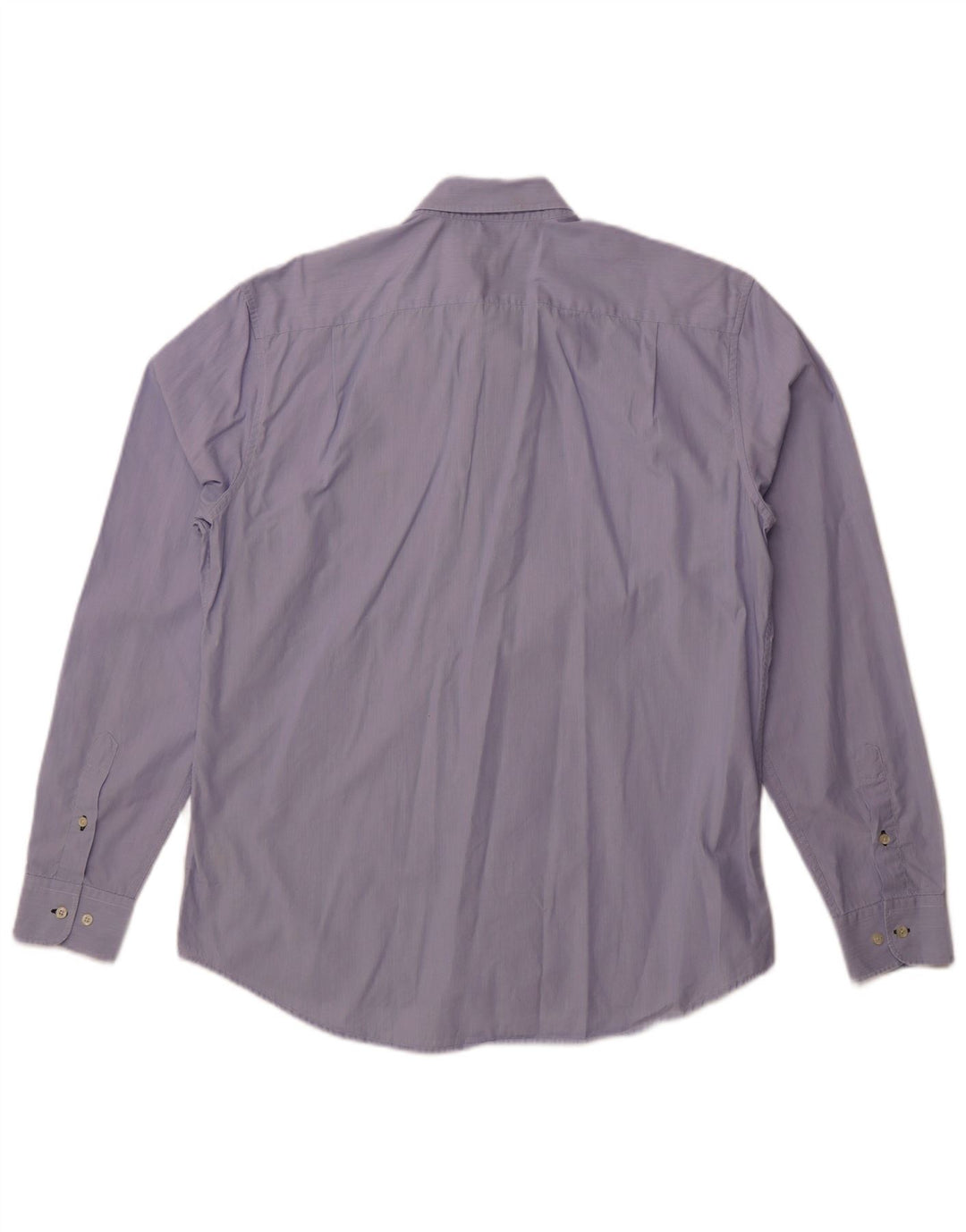 Lacoste Mens Slim Fit Shirt Size 42 Large Blue Pinstripe Cotton