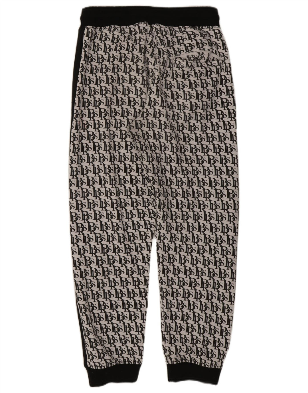 BLACK SQUAD Mens Graphic Regular Fit Full Tracksuit XL White Colourblock