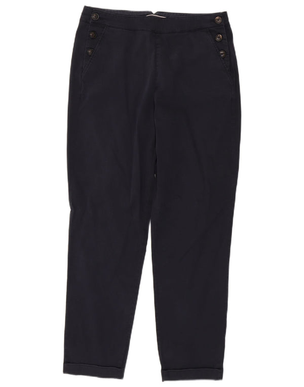 MASSIMO DUTTI Womens Chino Trousers EU 38 Small W28 L28 Navy Blue
