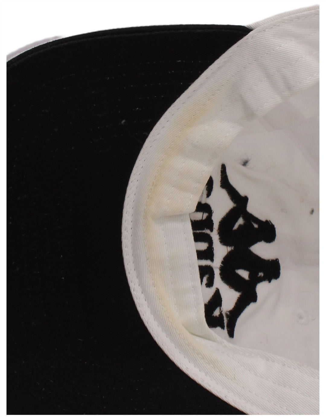 Kappa Mens Graphic Baseball Cap One Size White Cotton