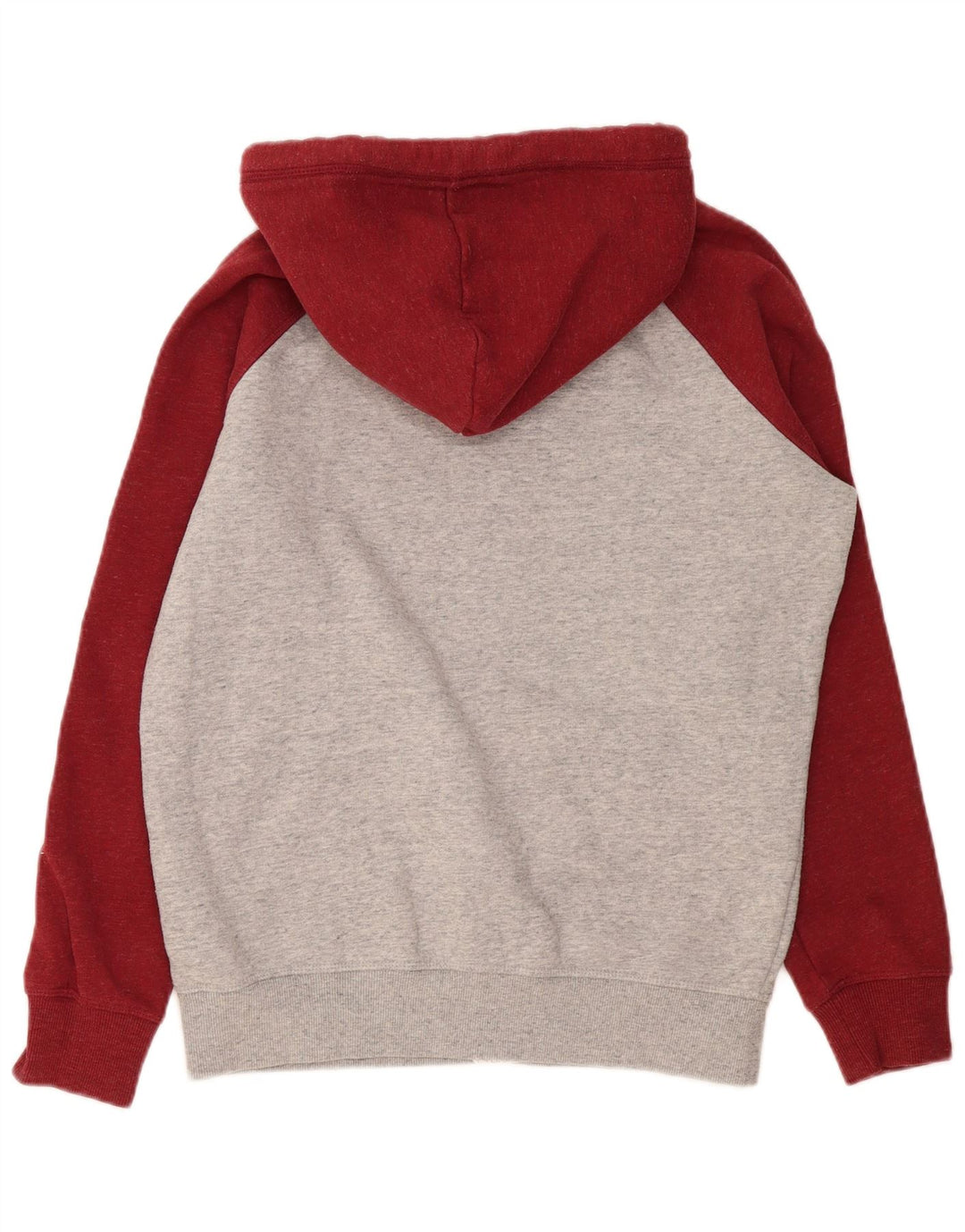 Superdry Mens Zip Hoodie Sweater Medium Grey Colourblock Cotton