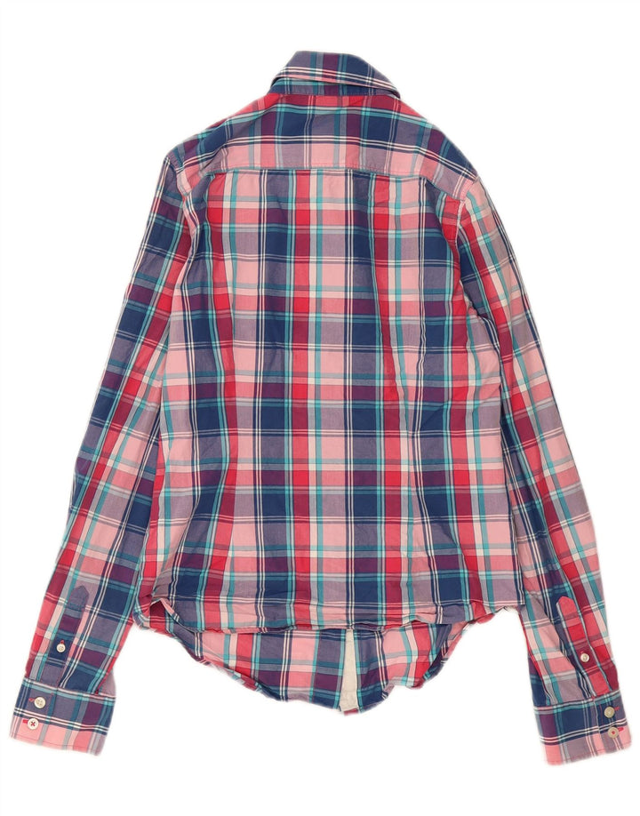 JACK WILLS Womens Classic Fit Shirt UK 10 Small  Multicoloured Check