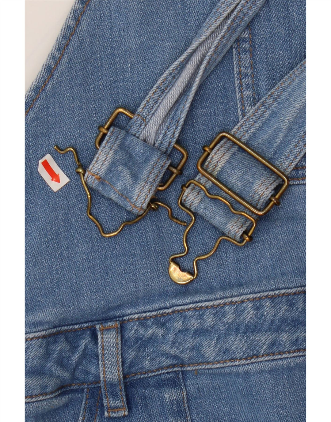 Fat Face Womens Dungarees Tapered Jeans UK 24 4XL W48 L25 Blue Cotton