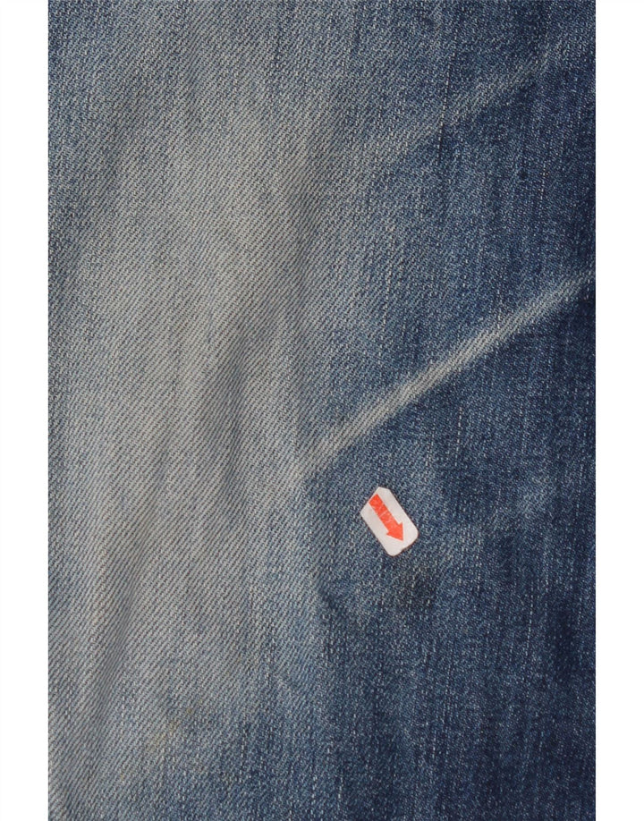 LEE Mens Brooklyn Straight Jeans W36 L36 Blue Cotton