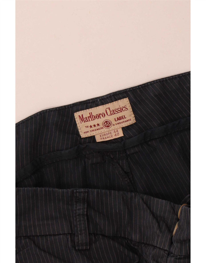 Marlboro Classics Womens Casual Trousers EU 40 Medium W32 L33 Navy Blue