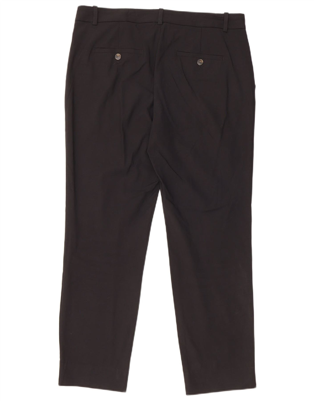 MASSIMO DUTTI Womens Straight Suit Trousers EU 40 Medium W30 L27 Black