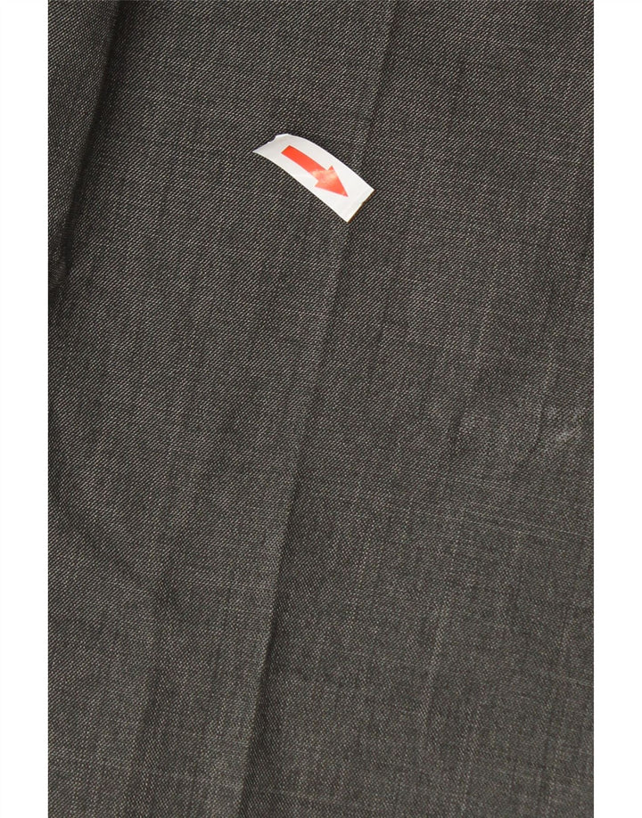 Marks & Spencer Mens Regular Fit Suit Trousers W38 L29 Grey Polyester