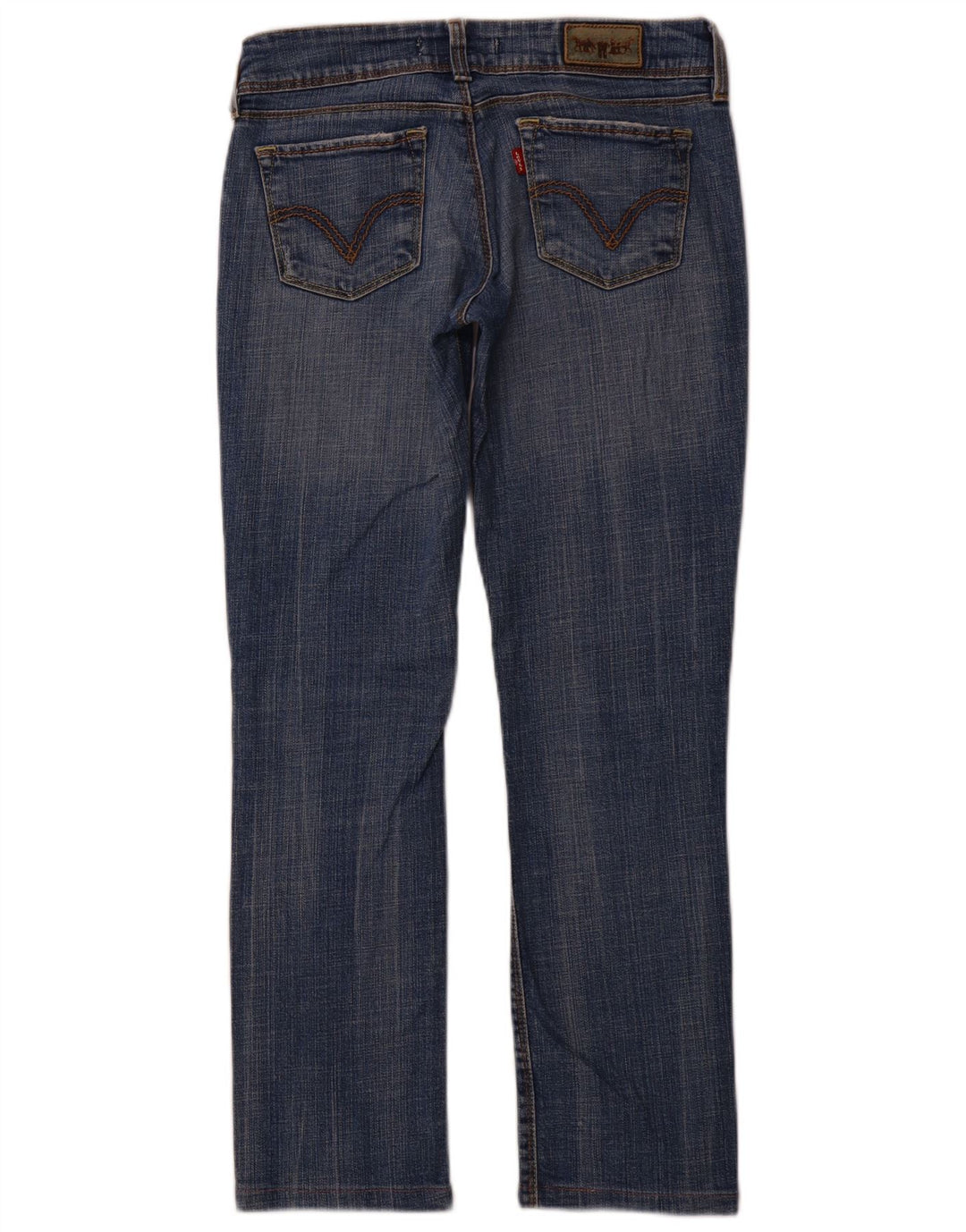 LEVI'S Womens 571 Slim Jeans W29 L28 Blue Cotton