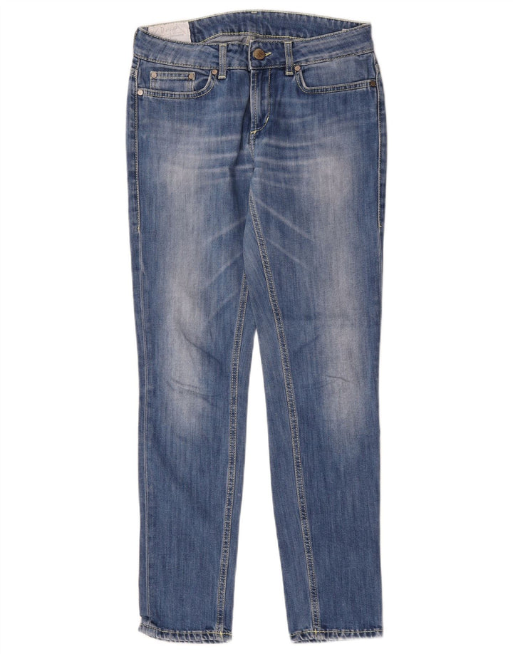 Dondup Womens Slim Jeans W29 L29 Blue Cotton