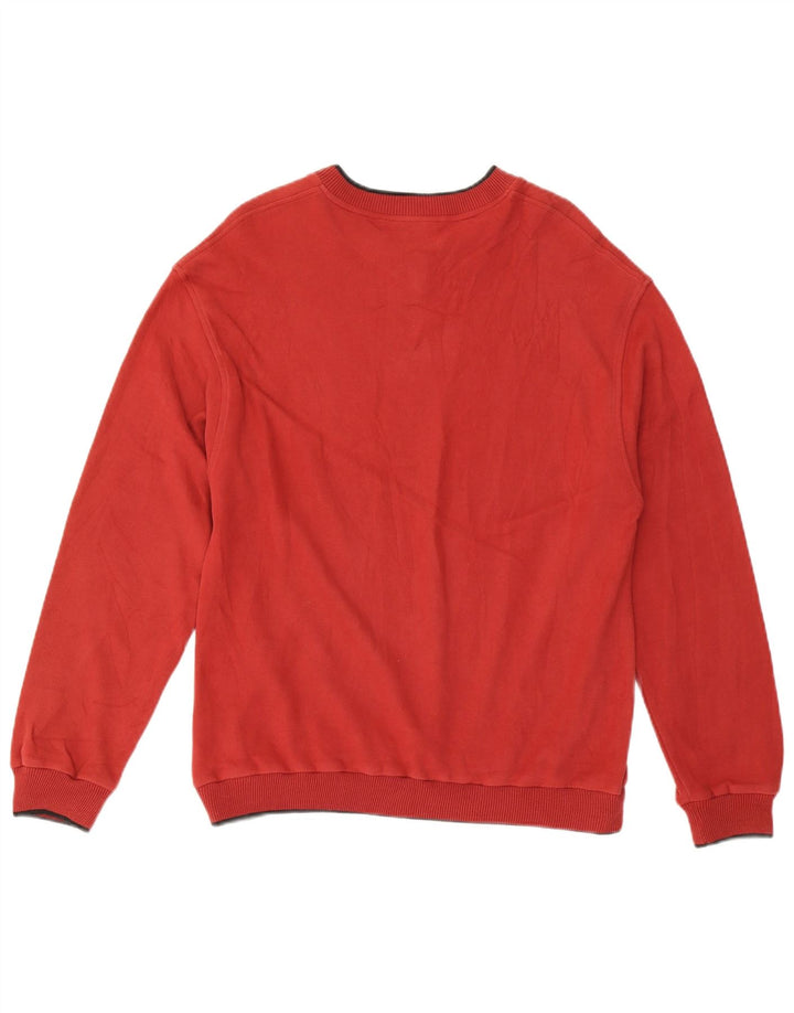 AUSTRALIAN L'ALPINA Mens Sweatshirt Jumper IT 52 Large Red Cotton