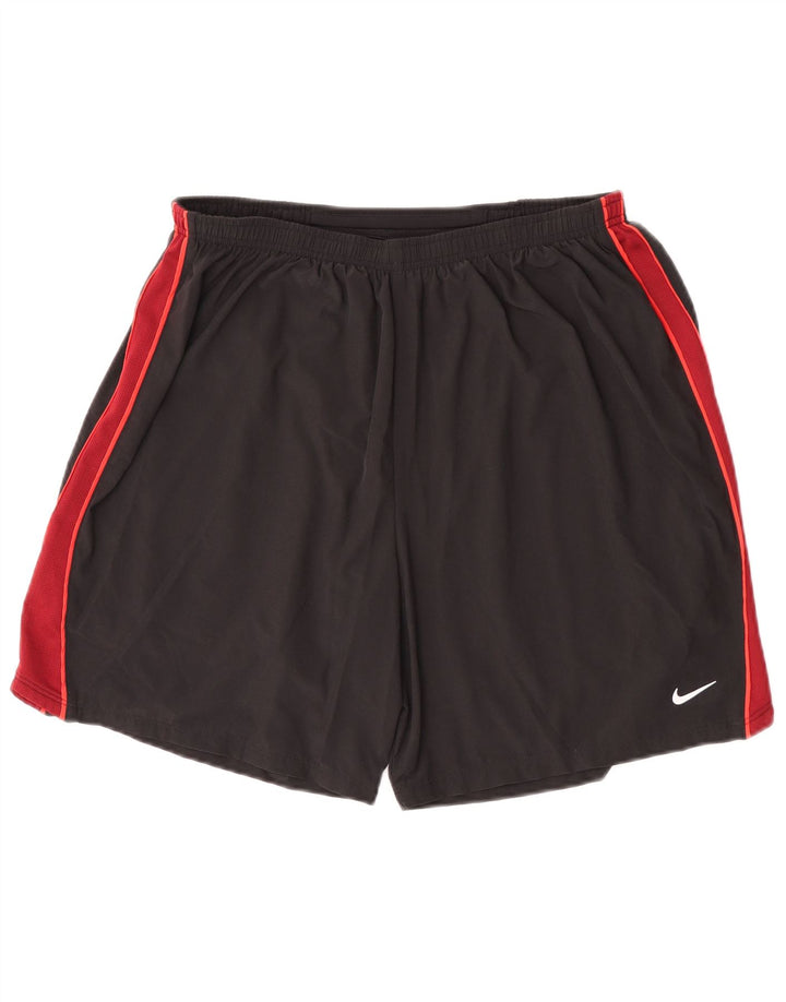 Nike Mens Sport Shorts Large Black Colourblock Polyester