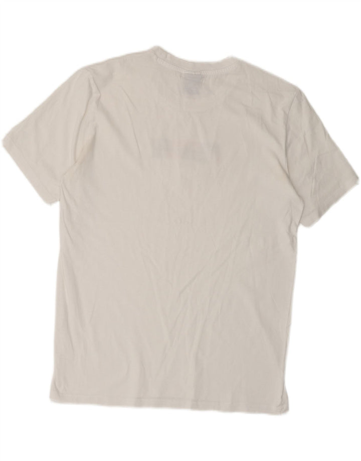 CHAMPION Mens Graphic T-Shirt Top Medium White Vintage Champion and Second-Hand Champion from Messina Hembry 