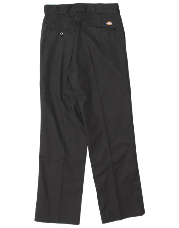 DICKIES Mens 874 Original Fit Straight Chino Trousers W31 L32 Black Cotton