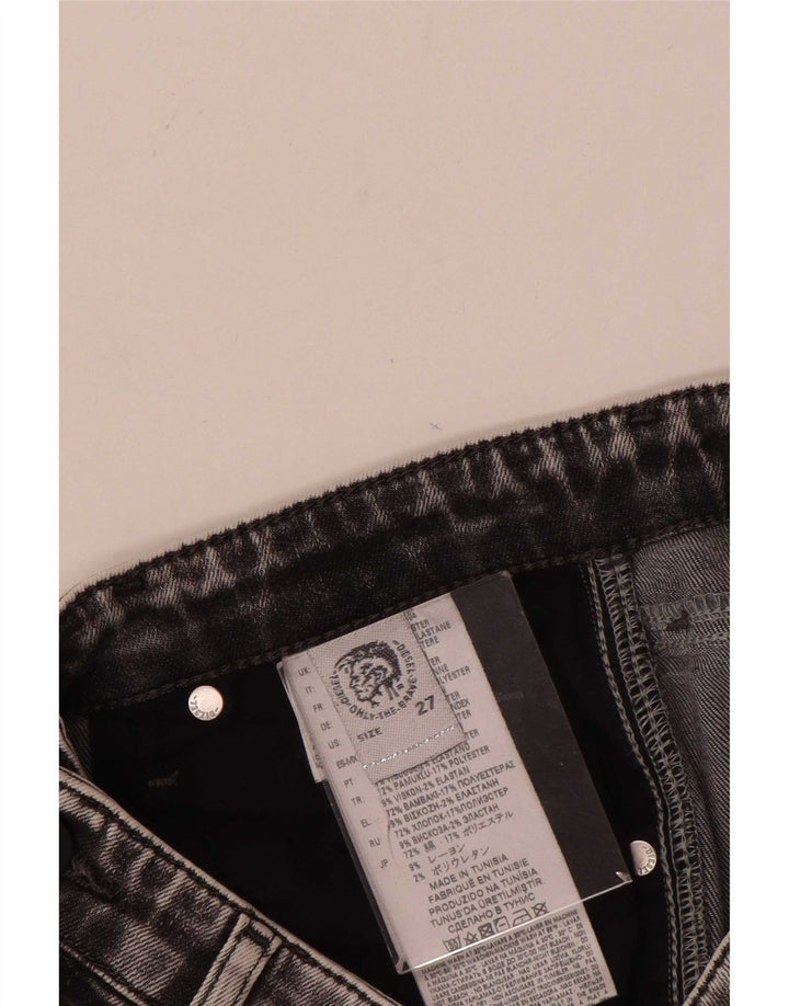 Diesel Womens Slim Jeans W27 L26 Grey Cotton