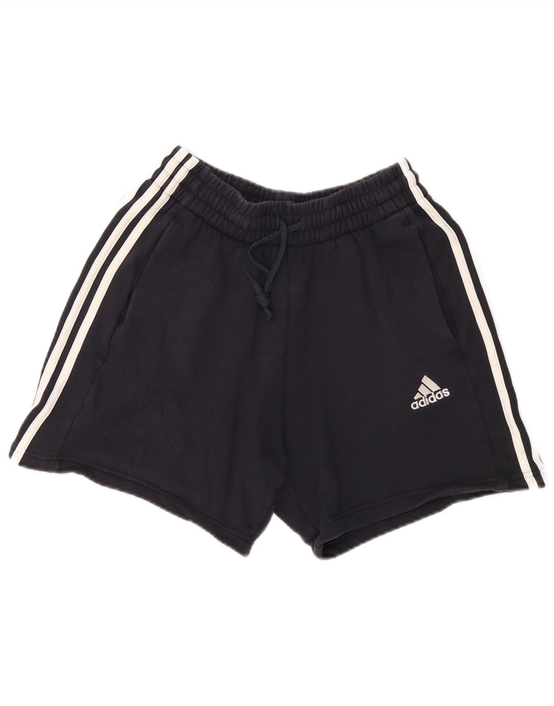 Adidas Womens Sport Shorts UK 10 Small Navy Blue