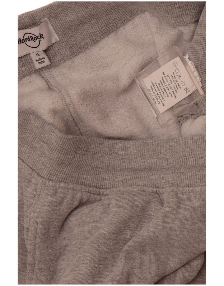 Hard Rock Womens Tracksuit Trousers Joggers UK 14 Medium  Grey Cotton