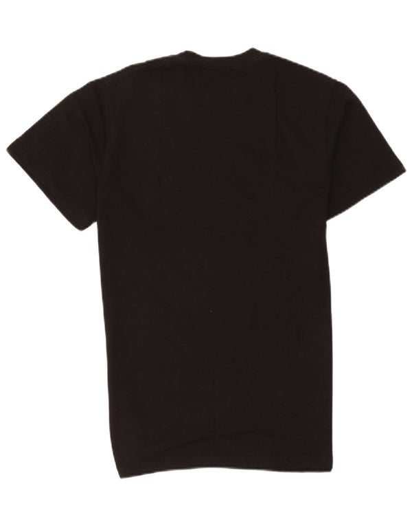 Hard Rock Cafe Mens London Graphic T-Shirt Top Small Black Cotton