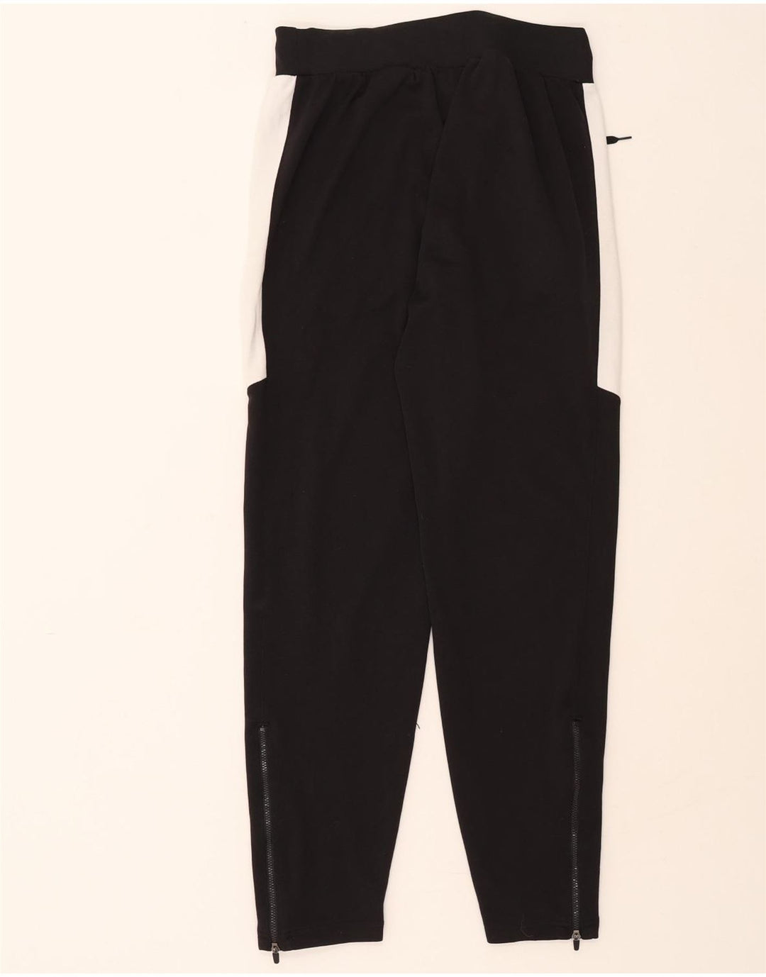 ERIMA Mens Graphic Tracksuit Trousers Medium  Black Colourblock Polyester Vintage Erima and Second-Hand Erima from Messina Hembry 