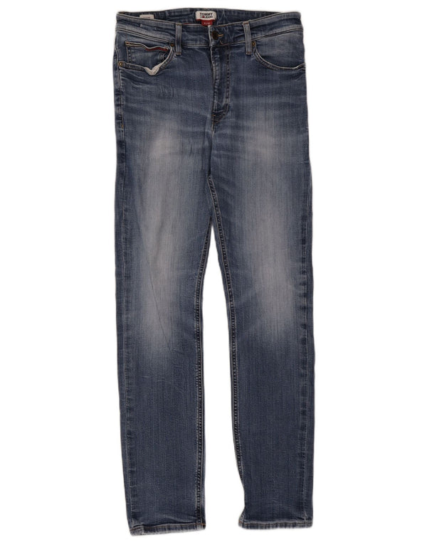 Tommy Hilfiger Mens Skinny Jeans W31 L32 Blue Cotton