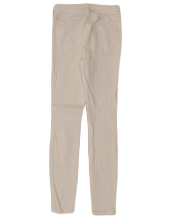 Hollister Womens Skinny Jeans US 1 XS W25 L28 White Cotton