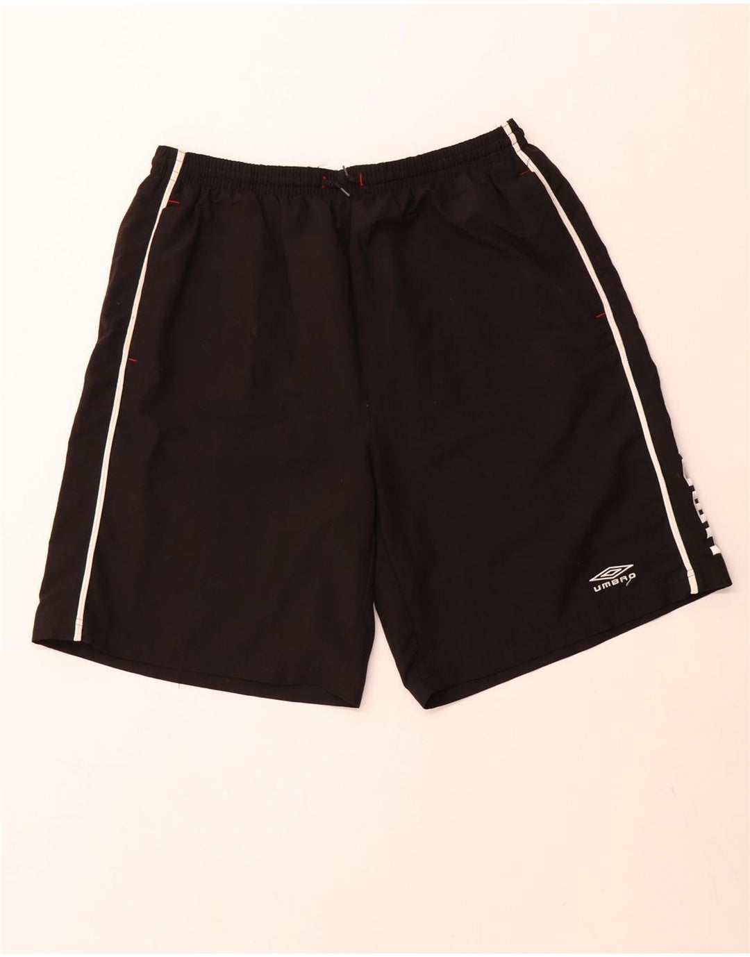 Umbro Mens Graphic Sport Shorts 2XL Black Polyester
