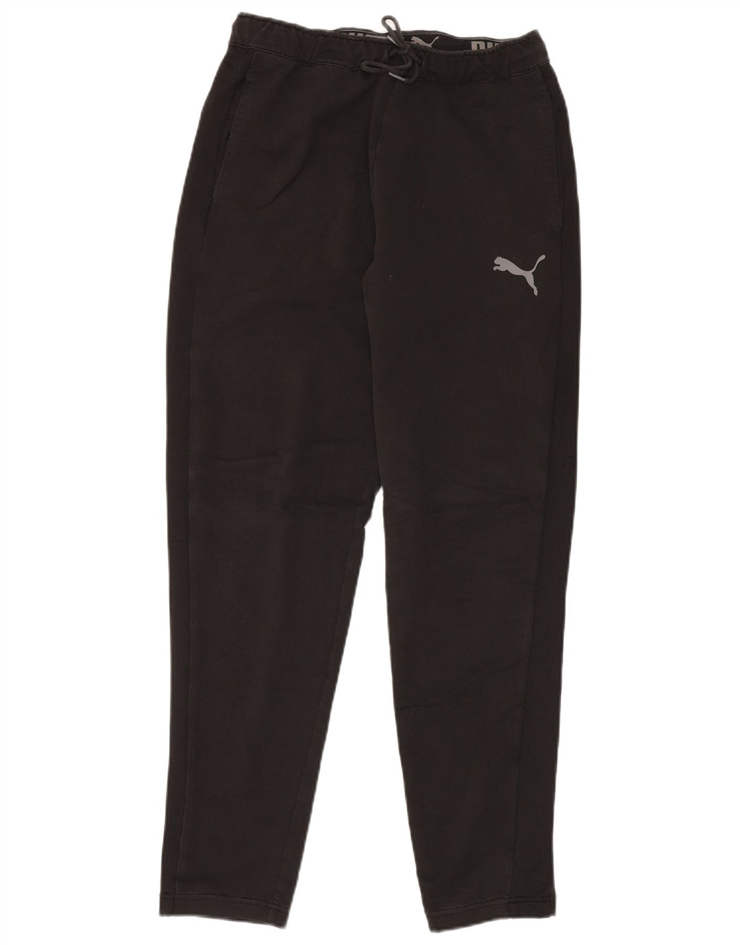 PUMA Mens Tracksuit Trousers Medium Black Cotton