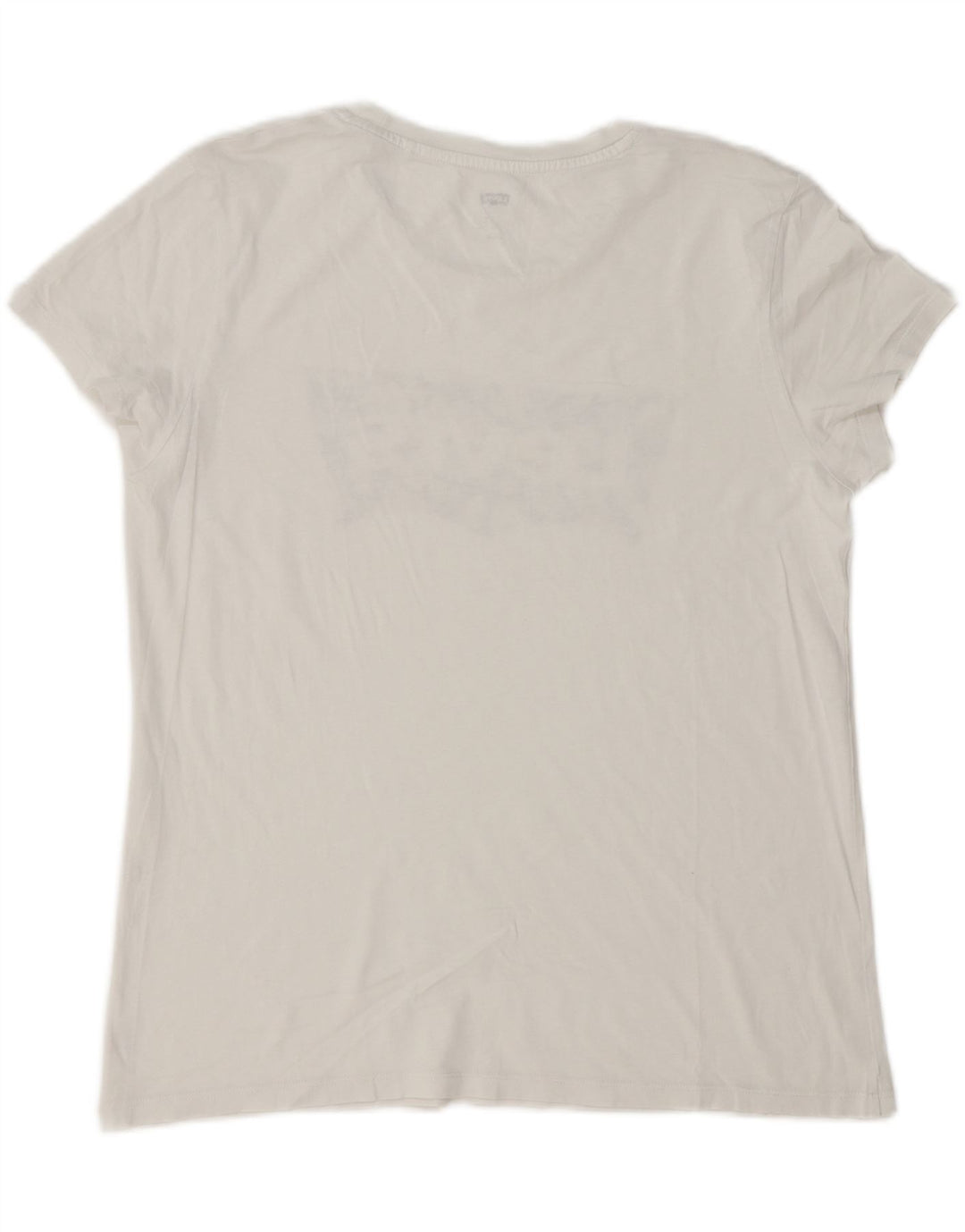 Levi's Womens Graphic T-Shirt Top UK 16 Large White