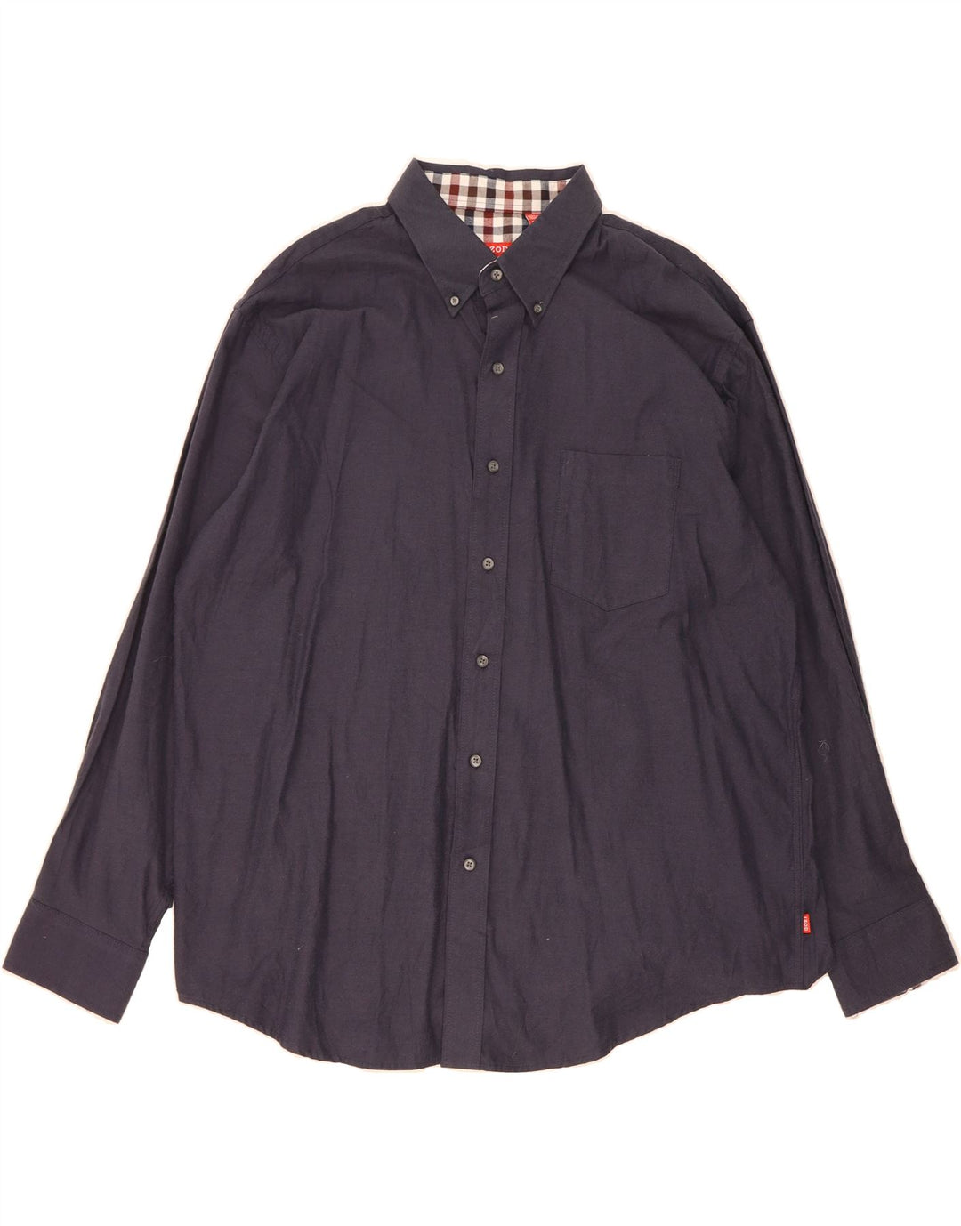 IZOD Mens Shirt XL Navy Blue Cotton Vintage Izod and Second-Hand Izod from Messina Hembry 