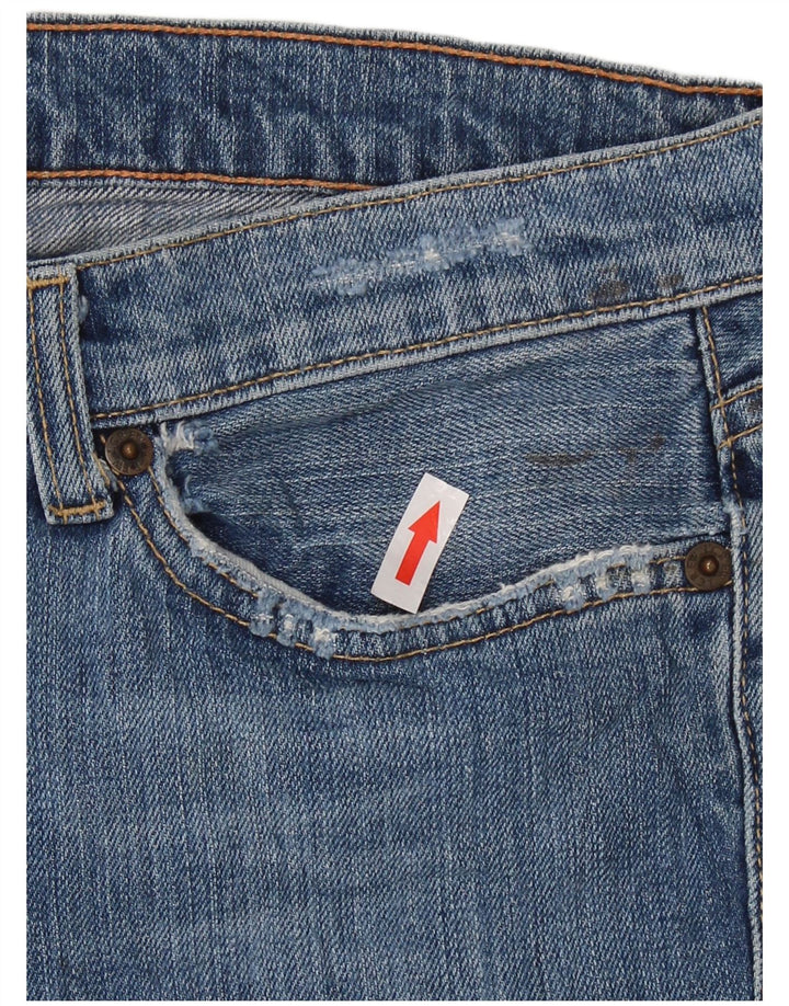 J. CREW Womens Straight Jeans US 10 Large W34 L29 Blue