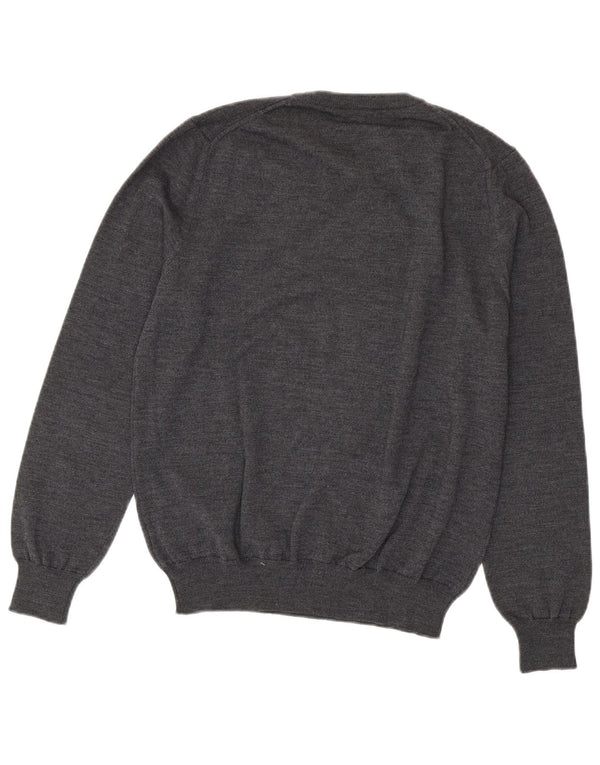 Calvin Klein Jeans Womens Crew Neck Jumper Sweater UK 16 Large Grey