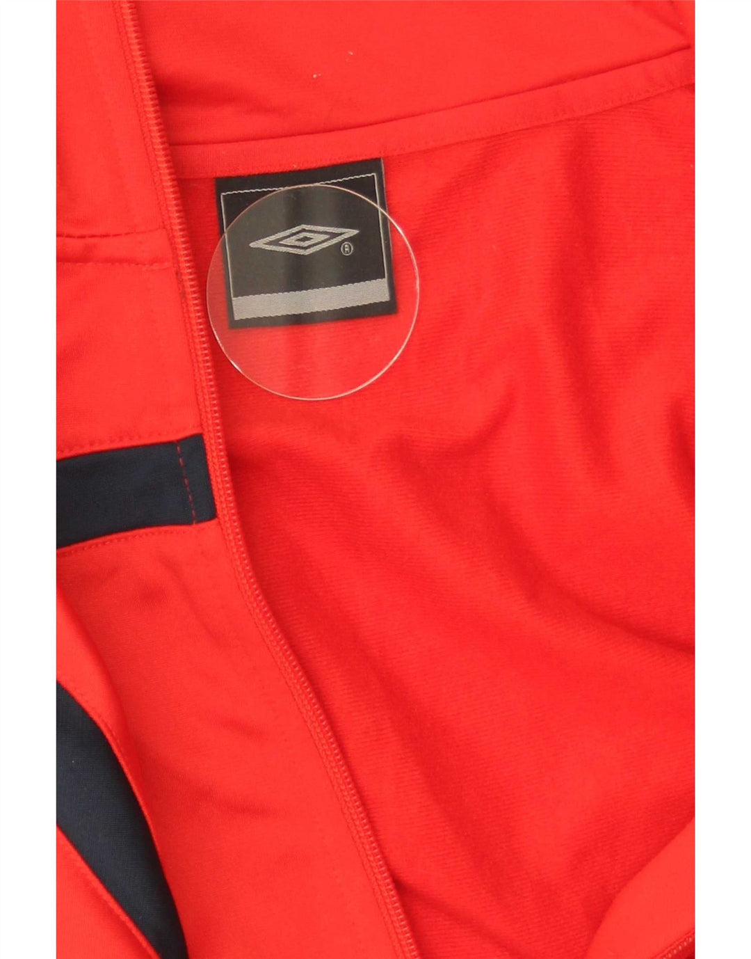 Umbro Mens Tracksuit Top Jacket XL Red Colourblock Polyester