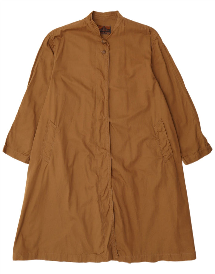 Daniela Jasoni Womens Overcoat UK 18 XL Brown