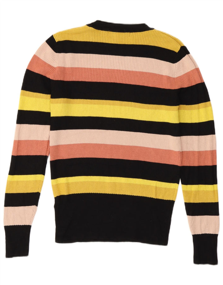 Marks & Spencer Womens Crew Neck Jumper Sweater UK 12 Medium Multicoloured
