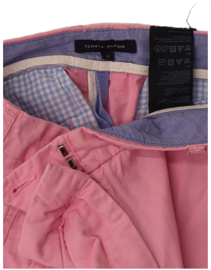Tommy Hilfiger Womens Chino Shorts US 8 Medium W32  Pink Cotton