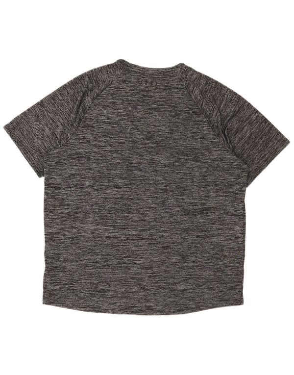 Under Armour Mens T-Shirt Top 2XL Grey Flecked Polyester