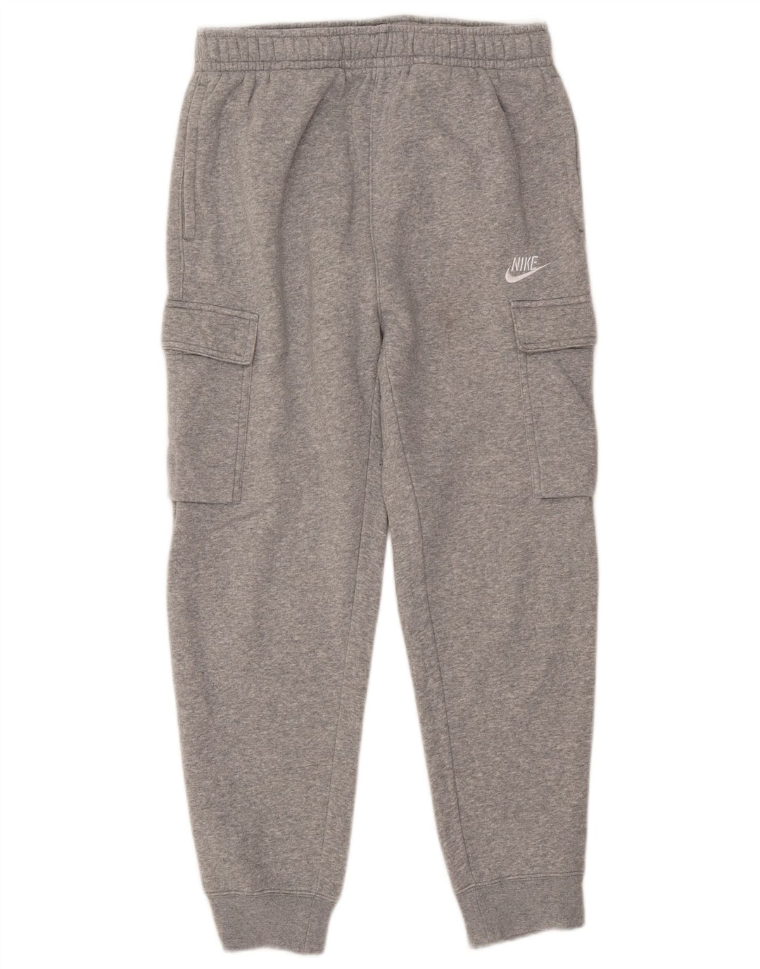 NIKE Mens Cargo Tracksuit Trousers Joggers Small  Grey Cotton