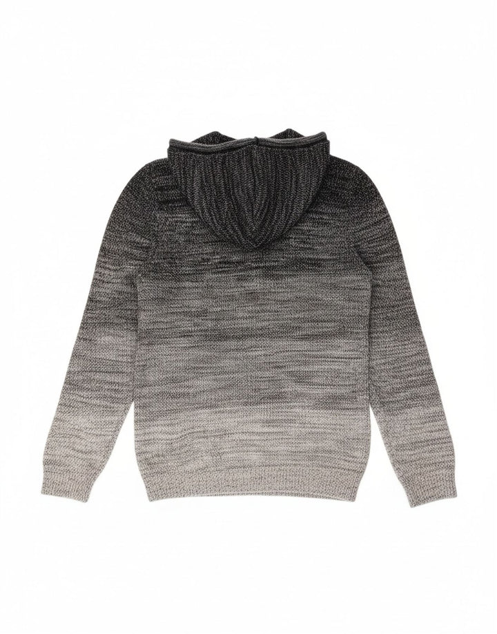 JACK & JONES Mens Jumper Sweater Large Grey Colourblock