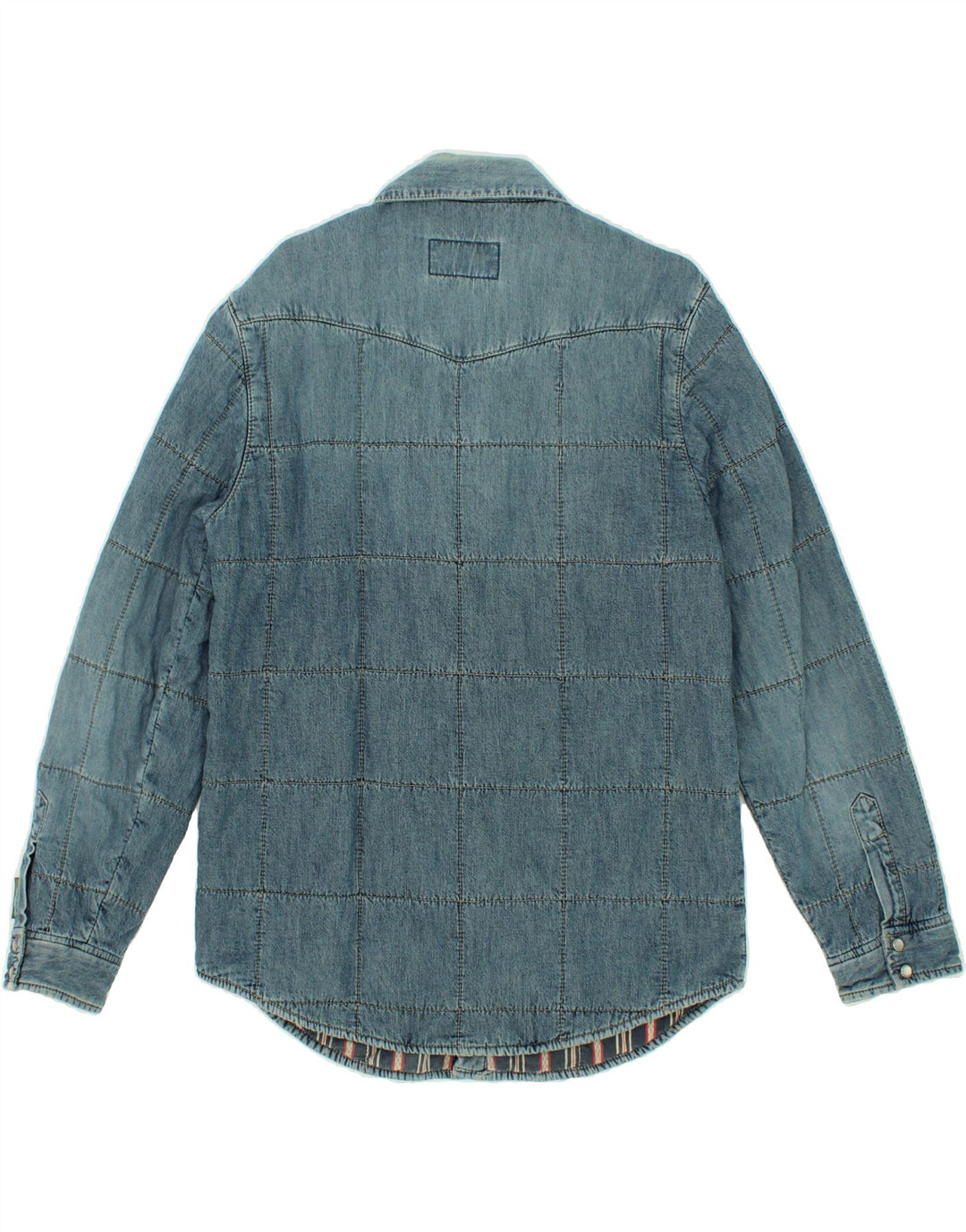 DKNY Mens Denim Shirt Medium Blue Cotton Vintage Dkny and Second-Hand Dkny from Messina Hembry 