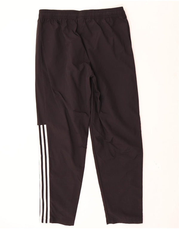 Adidas Mens Tracksuit Trousers Large  Black Polyester
