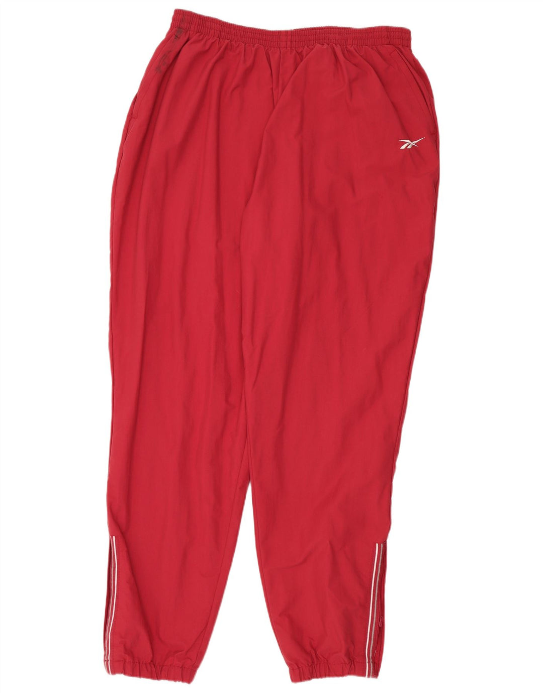 REEBOK Mens Tracksuit Trousers Joggers 2XL  Red Nylon