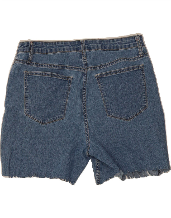LEE Womens Riders Mid Rise Denim Shorts Medium W32  Blue Cotton Vintage Lee and Second-Hand Lee from Messina Hembry 