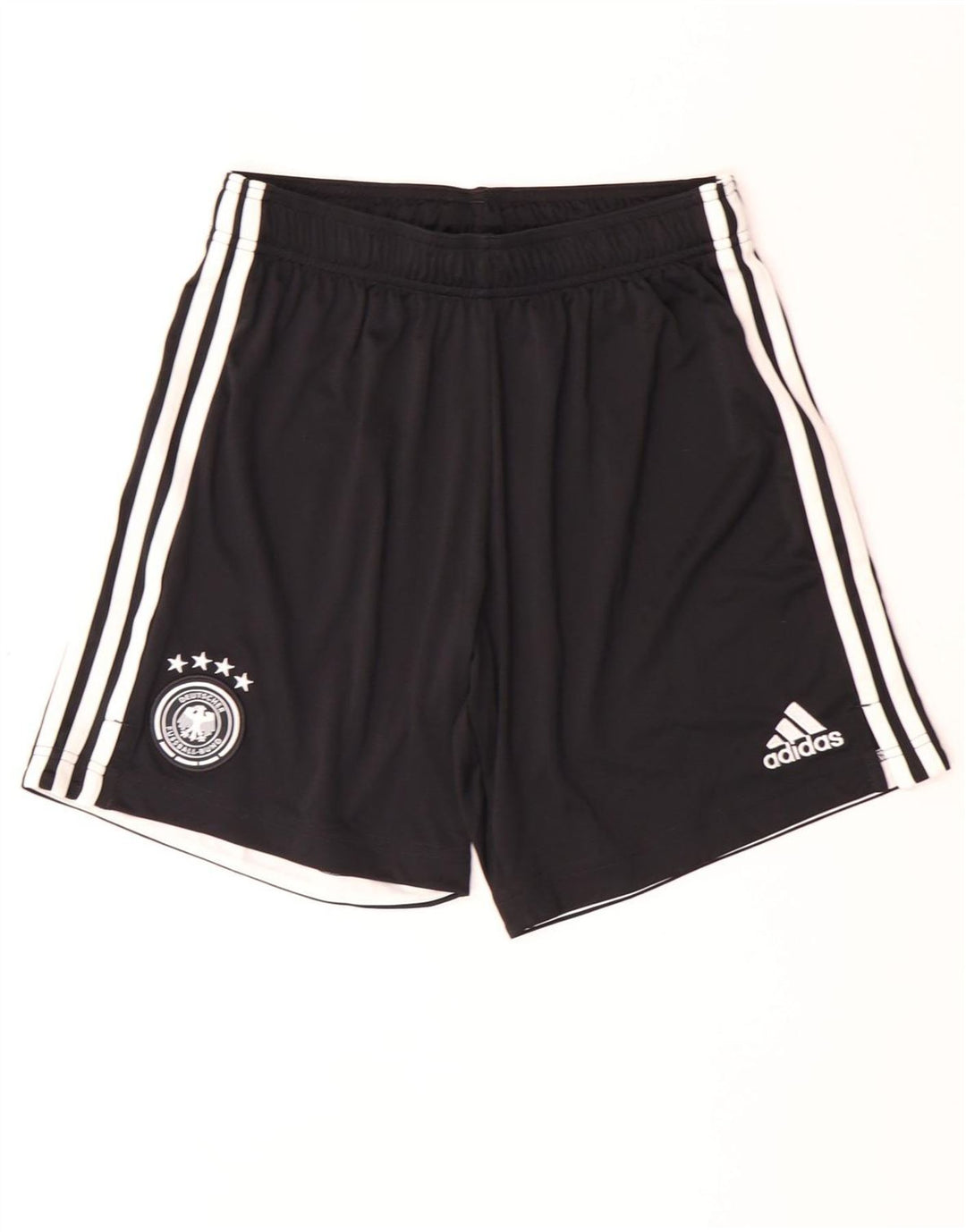 ADIDAS Mens Deutscher Fussball Bund Sport Shorts Medium  Black Polyester