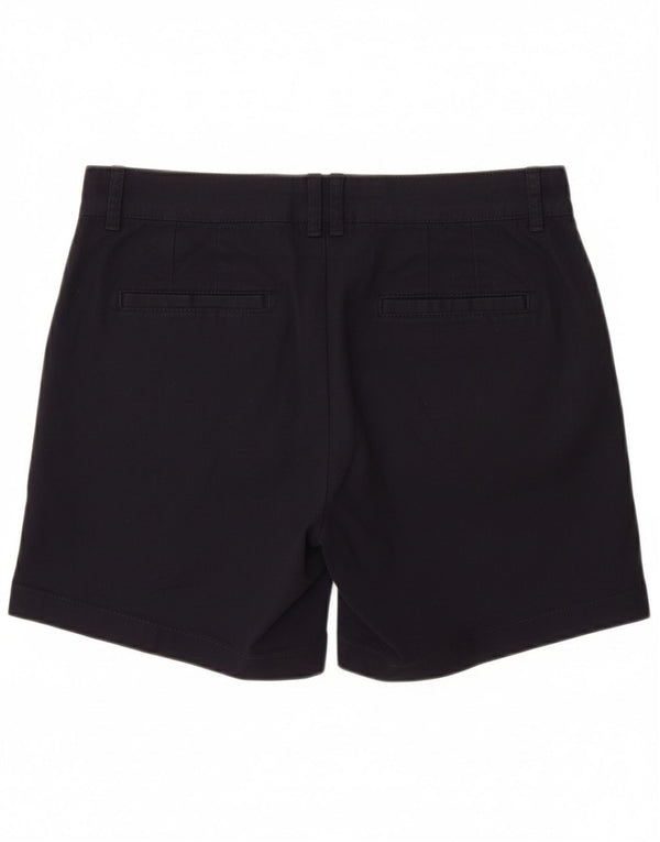 FAT FACE Womens Chino Shorts UK 8 Small W30  Navy Blue Cotton