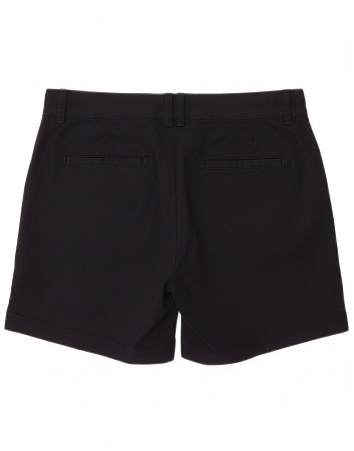 FAT FACE Womens Chino Shorts UK 8 Small W30  Navy Blue Cotton