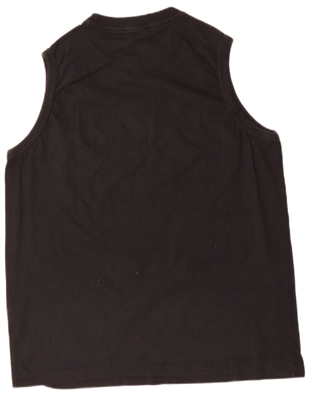 FILA Mens Graphic Vest Top XL Black Colourblock Cotton