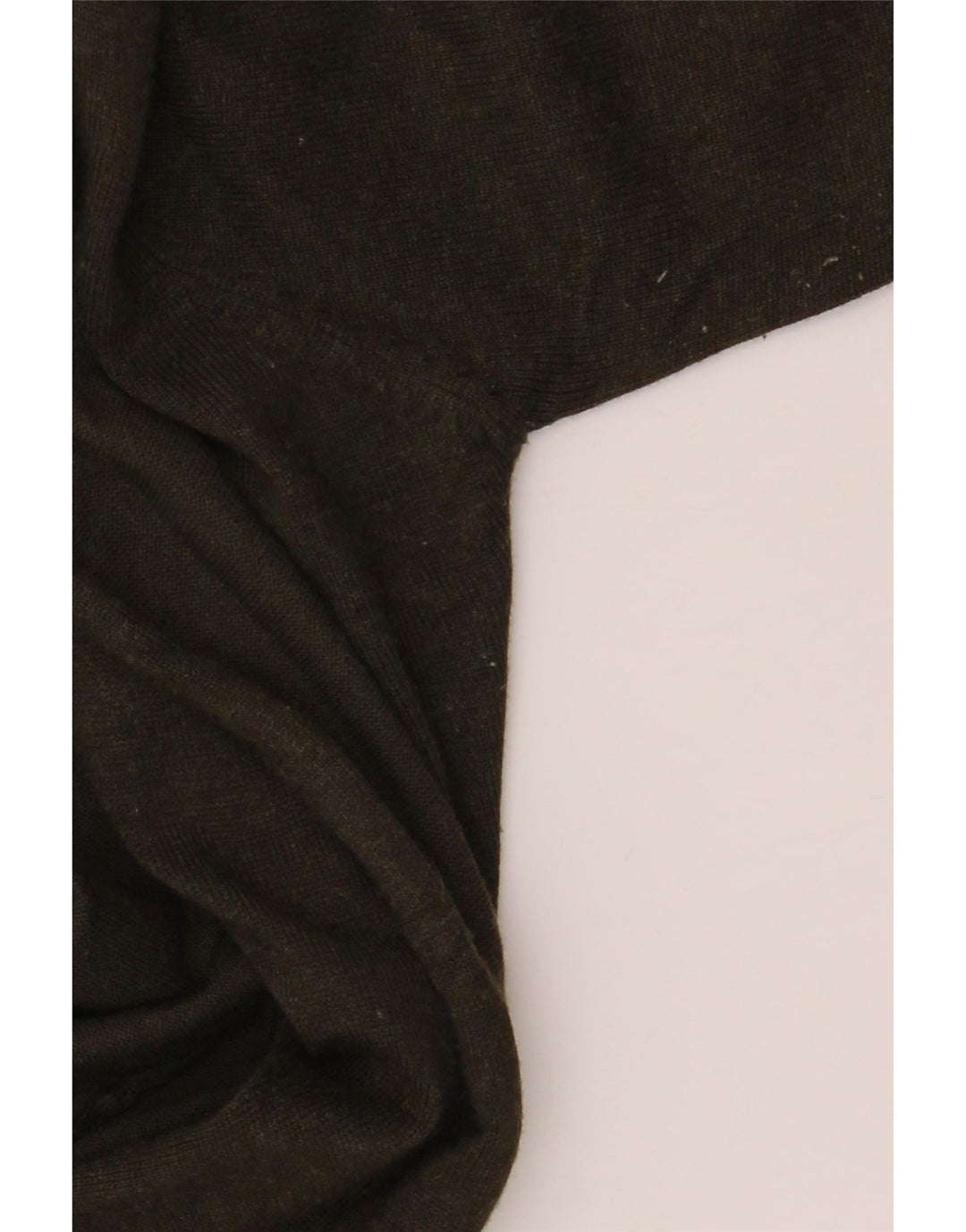 ZARA Womens Open Cardigan Sweater UK 10 Small Khaki Viscose