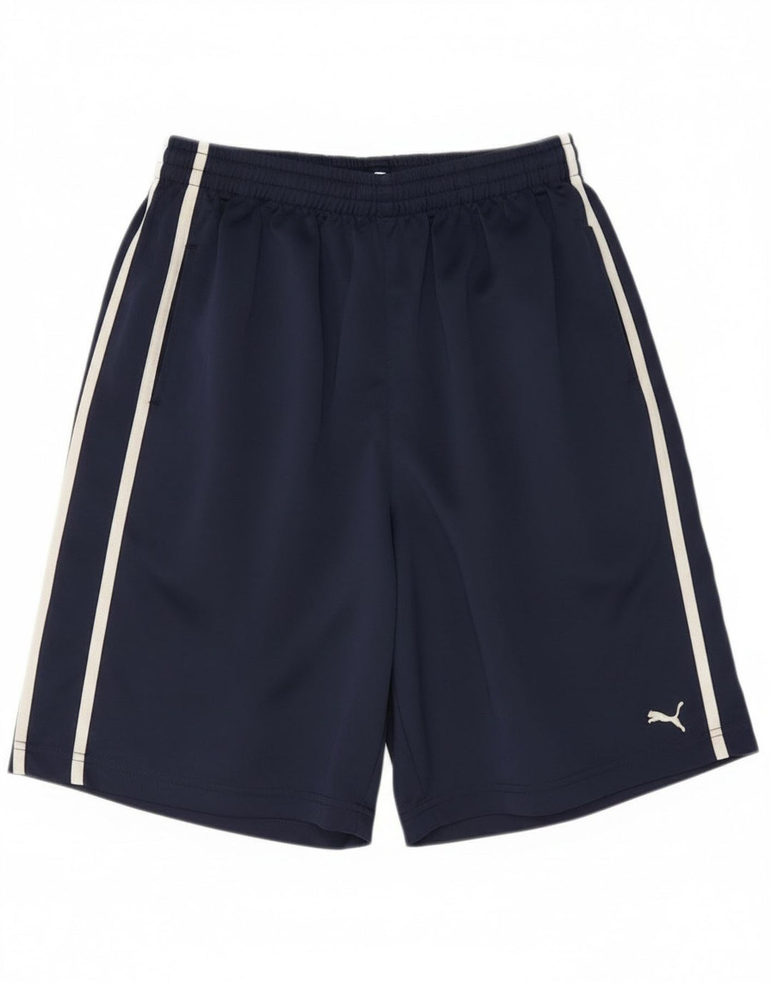 Puma Boys Sport Shorts 13-14 Years XL Navy Blue Polyester